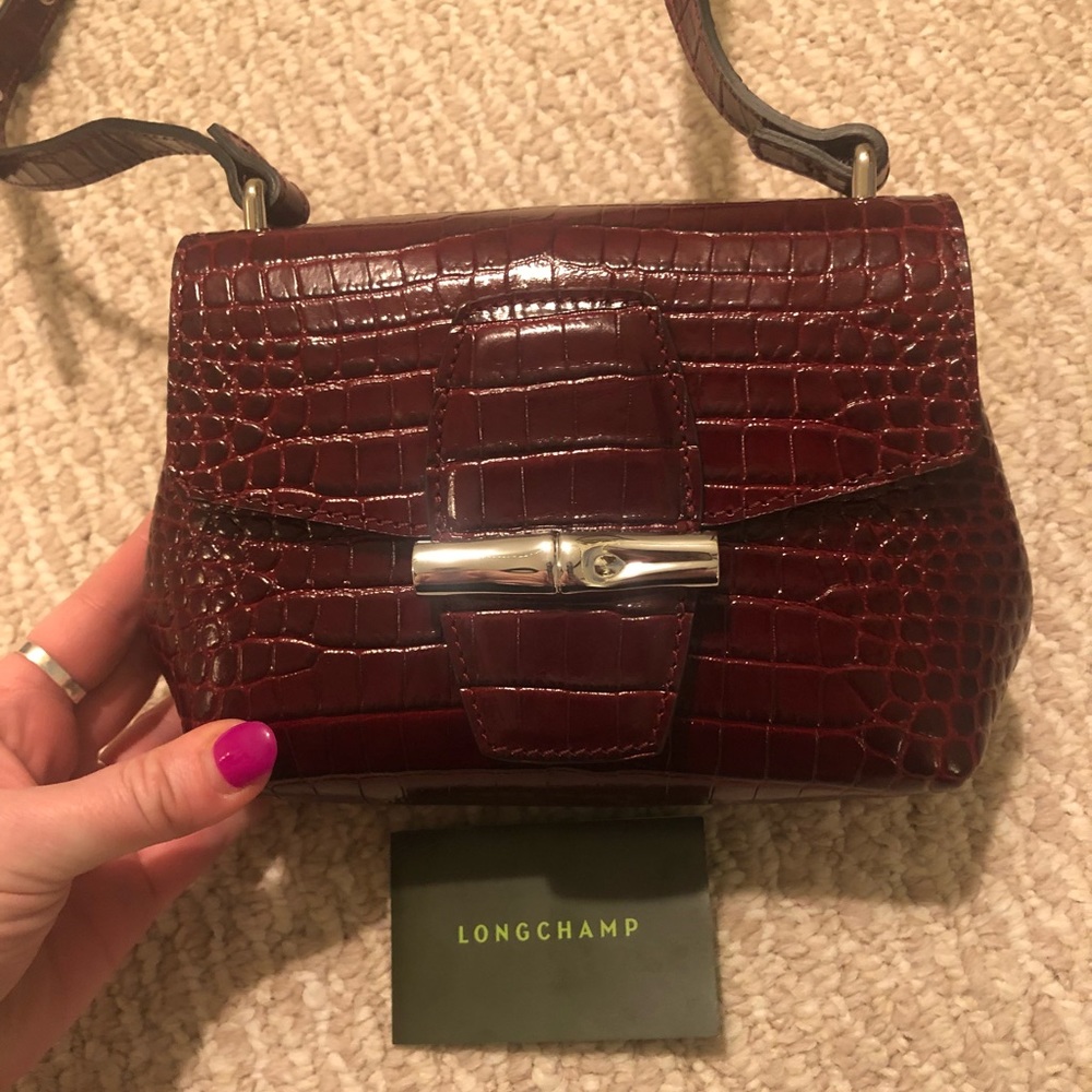 NEW Longchamp Small Roseau Crossbody Bag
